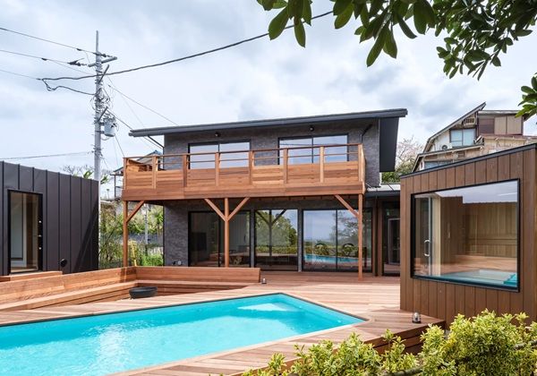 【千葉県富津市】古民家×トレーラーハウス×サウナ＆プールの一棟貸し別荘「海と森と宿 mina-to」OPEN