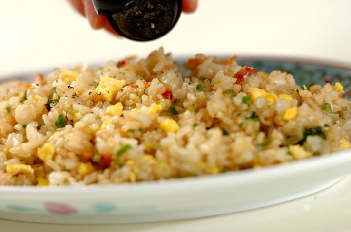 電子レンジで簡単チャーハンの作り方4