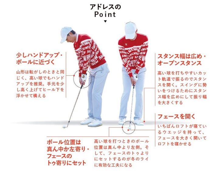 ベタピンに寄せたいならアドレスが超重要！球筋の打ち分け方をレッスン