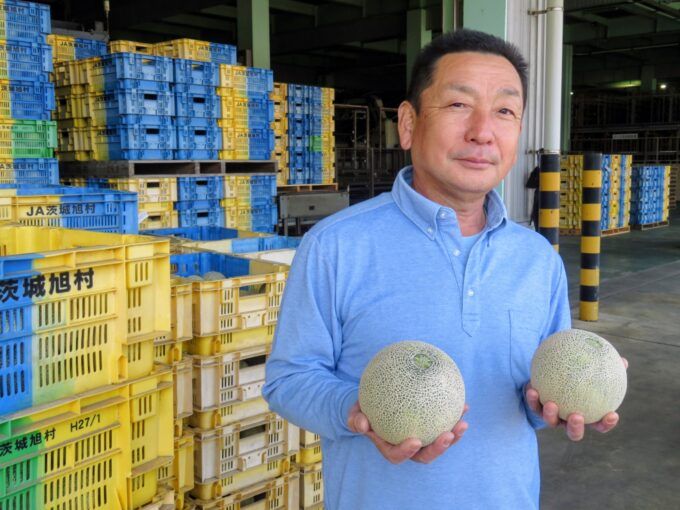 JA茨城旭村メロン部会 江沼俊部会長