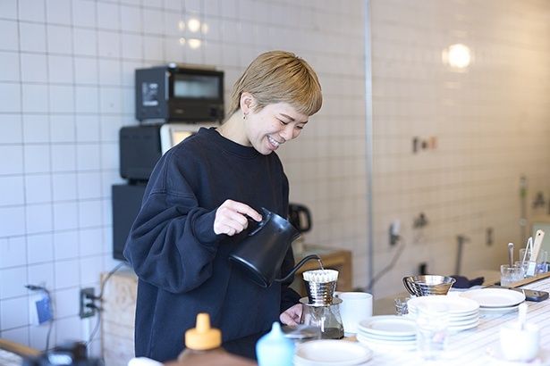 「今後は焙煎にも磨きをかけて、店の個性を出していきたい」と木村さん