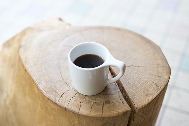 ドリップコーヒー600円。写真はエチオピア･ナチュラル。柑橘系のふくよかな酸味が印象的