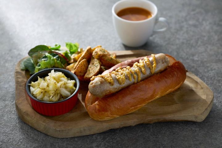 ランチ限定「自家製ホットドッグ」