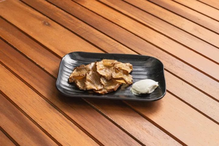 涼水亭で提供されるいぶりこうこ