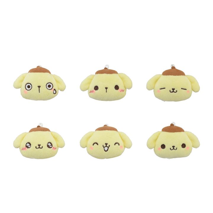 ゆるかわ サンリオキャラクターズ プチフェイスマスコット“ポムポムプリン” ～祝30周年～