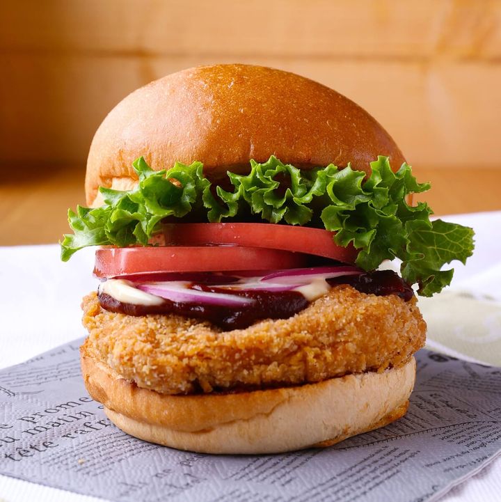 BBQフライドチキンバーガー 