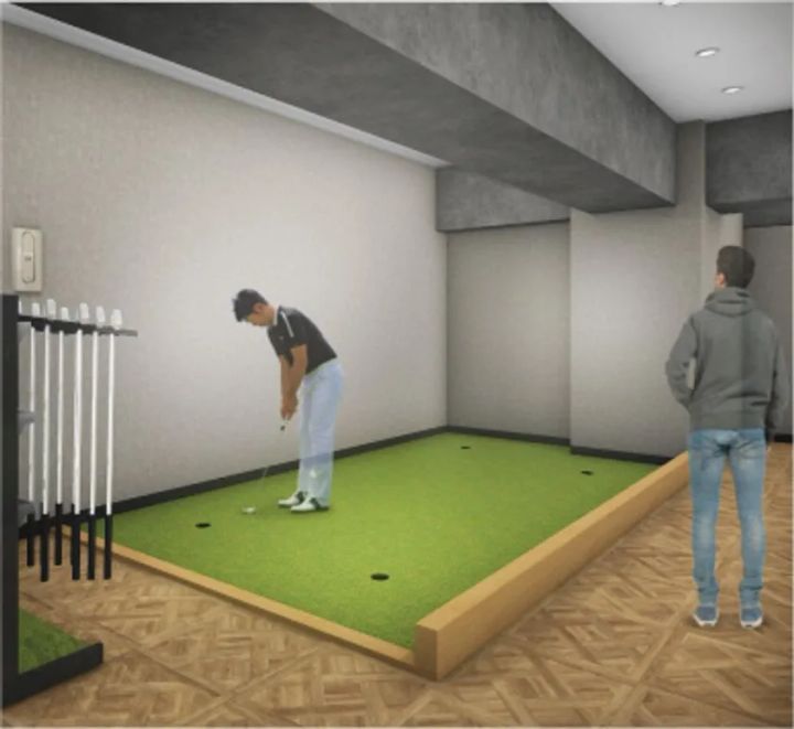 DODO GOLFで初設置となるパター練習グリーンのイメージ