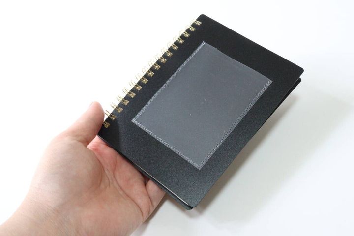 A6 Wリングノート ドット入 表紙ポケット付き 60枚