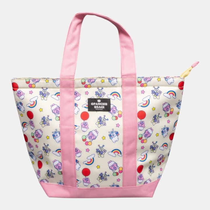 おぱんちゅうさぎ レトロ遊園地 保冷トートバッグ 大