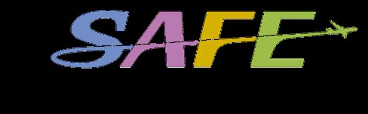 SAFE Skies for Everyone!のキャッチフレーズロゴ