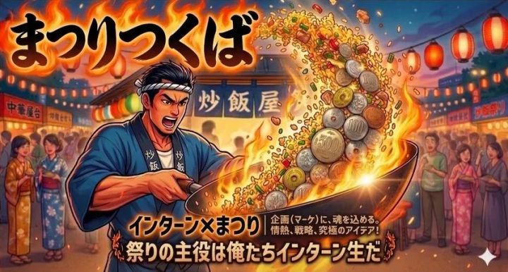 まつりつくば出店を告知するラーメン・チャーハン清六家のビジュアル