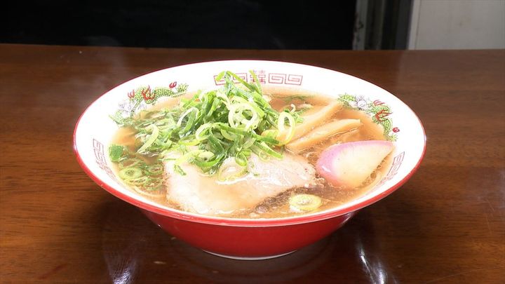 4月21日放送の「ヒューマングルメンタリー オモウマい店」に登場する「中華そば」（中京テレビ提供）