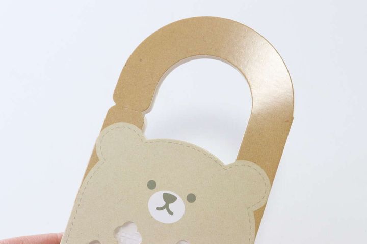 バルくん ダニこないでネット くま柄 デザイン