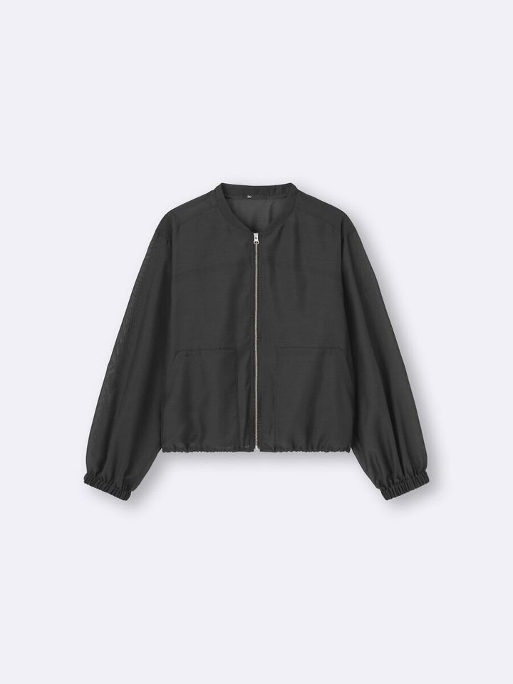 GUのシアーブルゾン