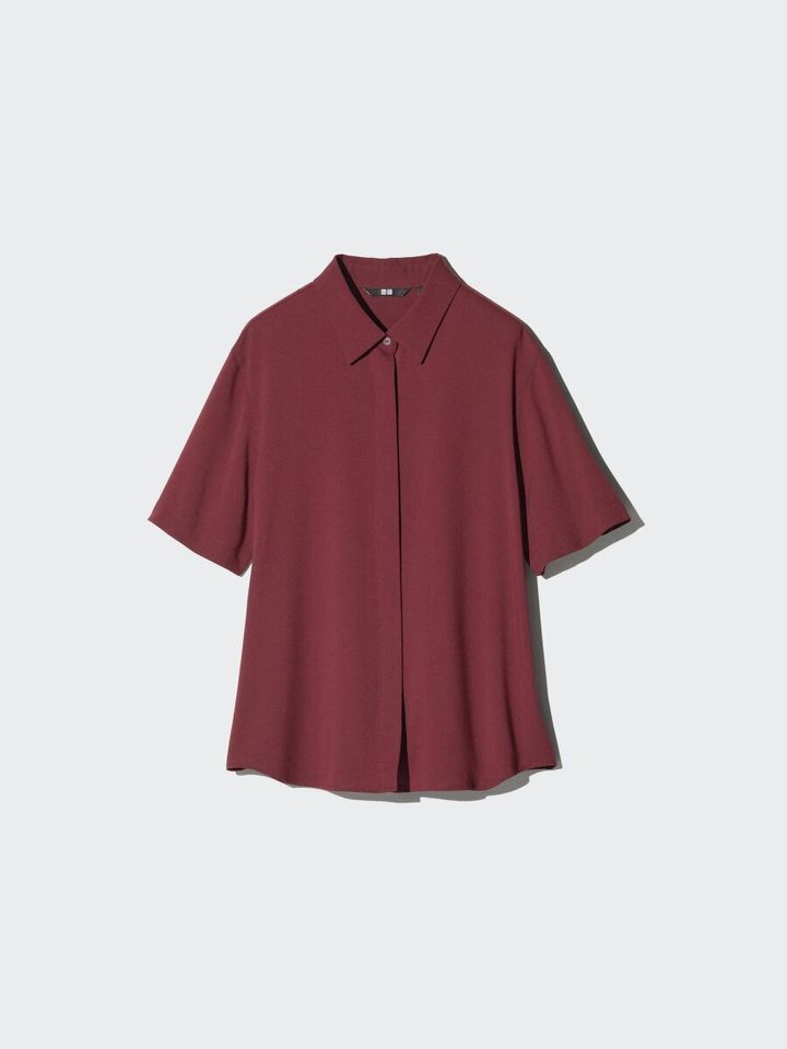 2026春夏ユニクロ大人女性おすすめレーヨンブラウス