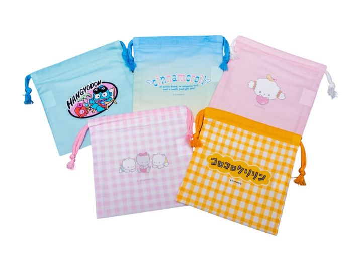 サンリオキャラクターズD ブラインド 巾着M 裏