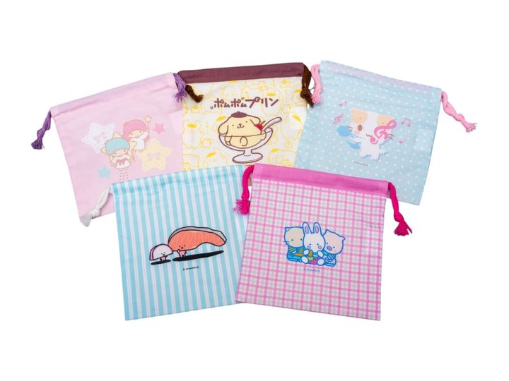 サンリオキャラクターズF ブラインド 巾着M 裏