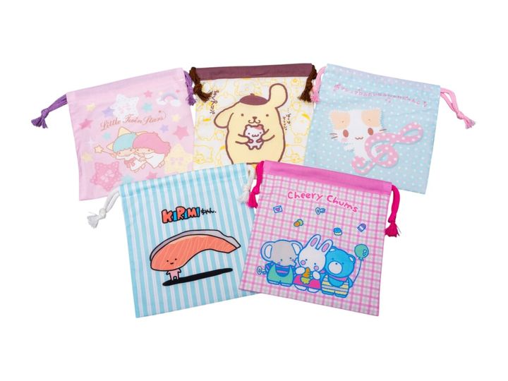 サンリオキャラクターズF ブラインド 巾着M ラインアップ
