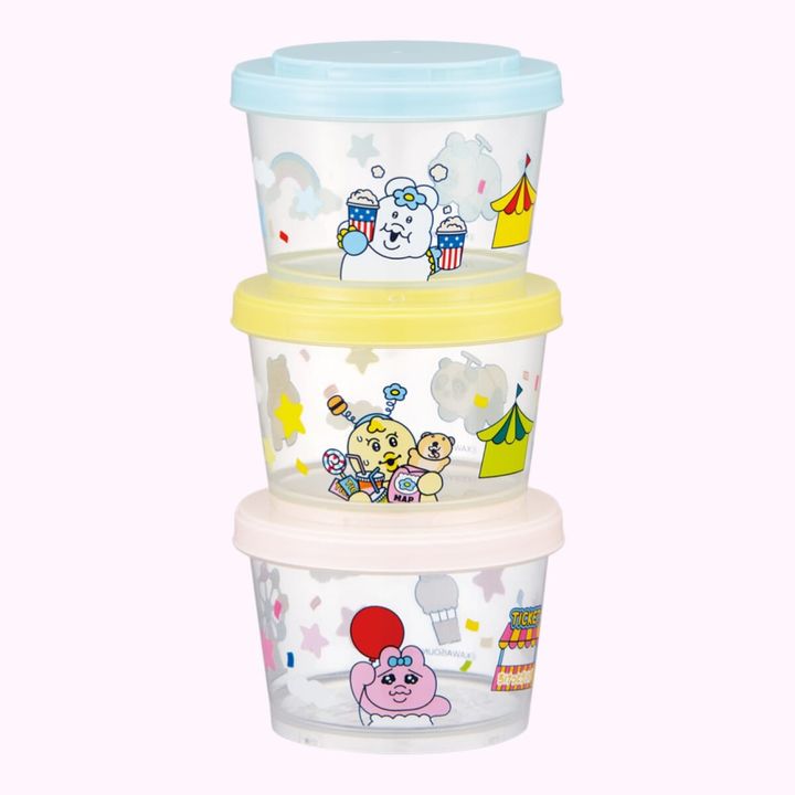 ジョイント式薄肉保存容器3Pセット 連結