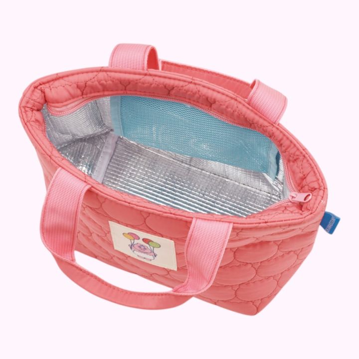 キルティング生地ランチバッグ 中