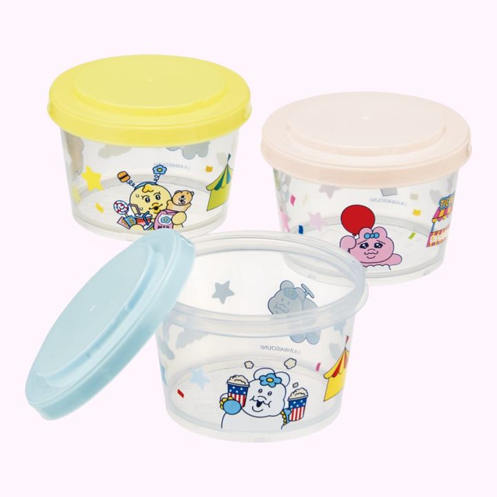 ジョイント式薄肉保存容器3Pセット