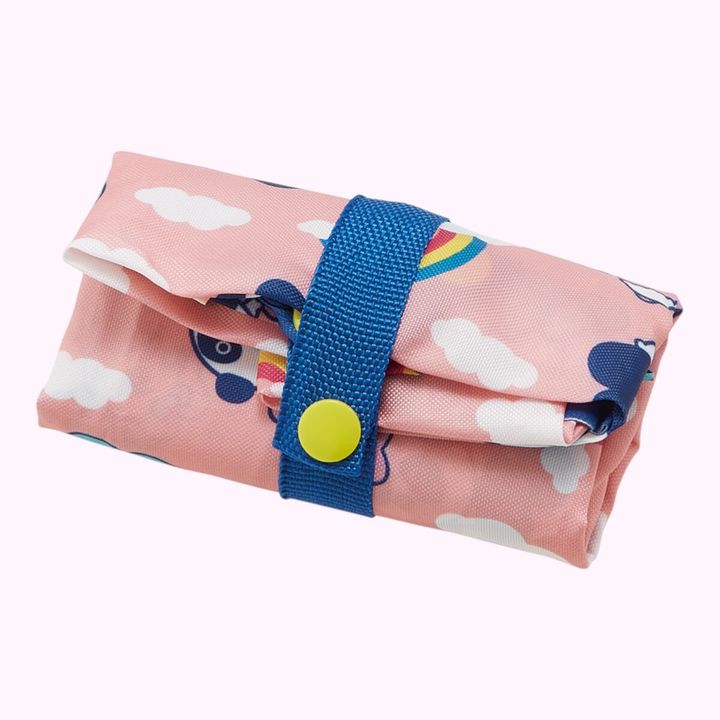 ポーチ付ショッピングエコバッグ 折り畳み時