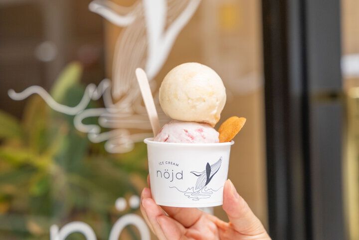 ホテル出身パティシエによるスイーツも♪堀江のアイスクリーム専門店「nöjd ICE CREAM」