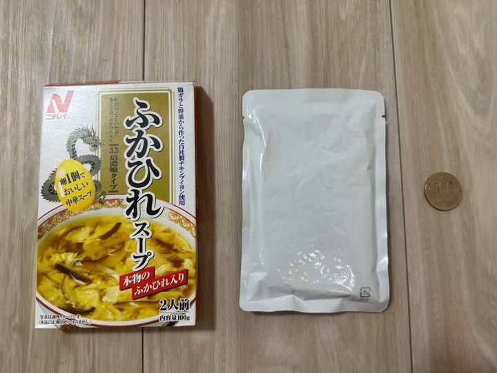 DAISO(ダイソー)：ニチレイ ふかひれスープ2人前 100g