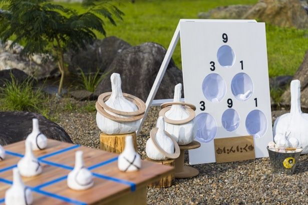 にんにくの形を活かしたアナログゲーム