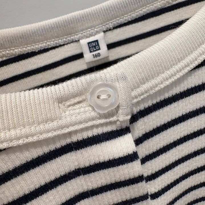 ユニクロ GIRLS ソフトリブカーディガン