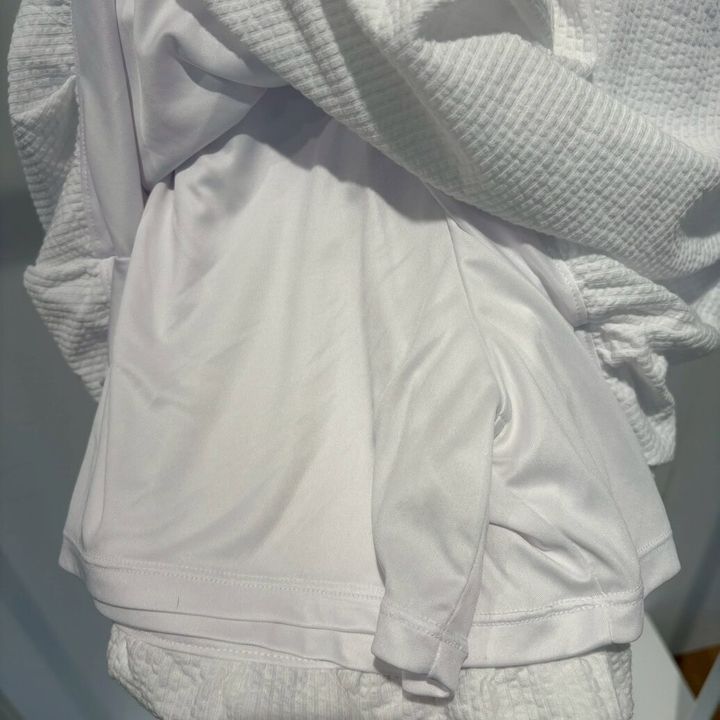 ユニクロ GIRLS ジャージーミニスコート/シアサッカー