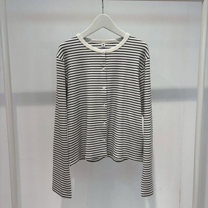 ユニクロ GIRLS ソフトリブカーディガン