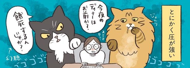 とにかく圧が強い （C）ふじもりはる／KADOKAWA