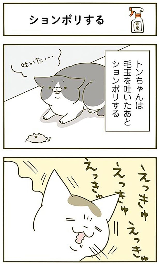 ションボリする （C）卵山玉子／KADOKAWA