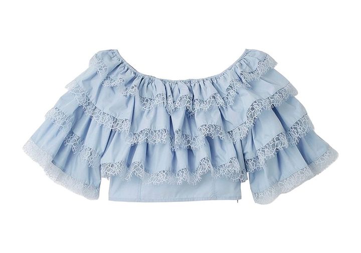 フリルブラウス