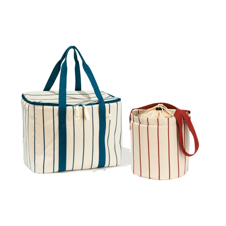 クーラーバッグ W40×H32×マチ27cm ¥9,900 ボトルバッグ W23×H26×マチ23cm ¥5,940 共に4月24日発売（HAY／HAY TOKYO TEL. 03-6427-9173）