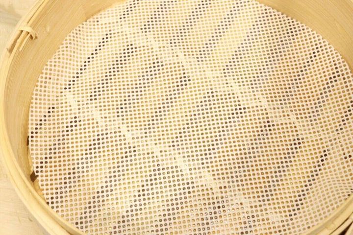 ダイソーの蒸し器・せいろ用シリコーンシートの使用例