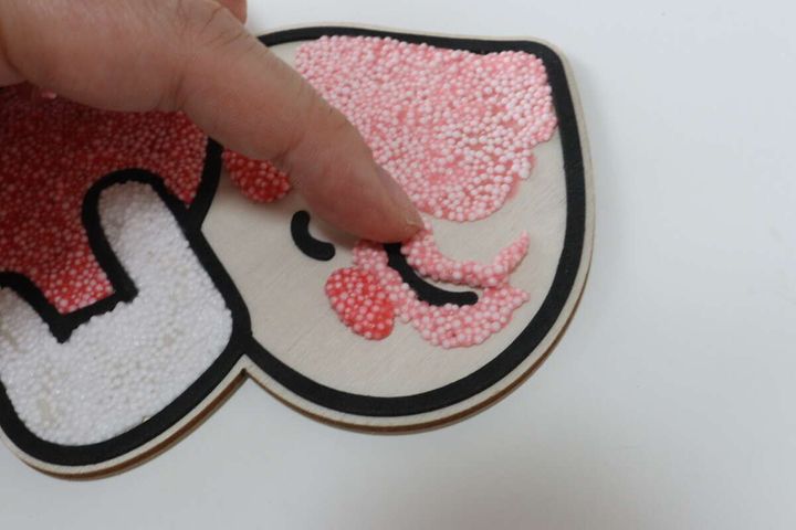 DIYぬりえジェル（カカオフレンズ、アピーチ） コツ