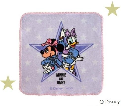 ミニー＆デイジー〈スター〉ミニタオル