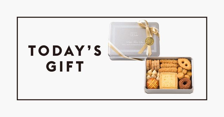 〈pâtisserie A.K Labo〉のクッキー缶