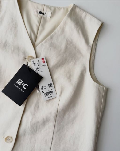 プレミアムリネンベスト