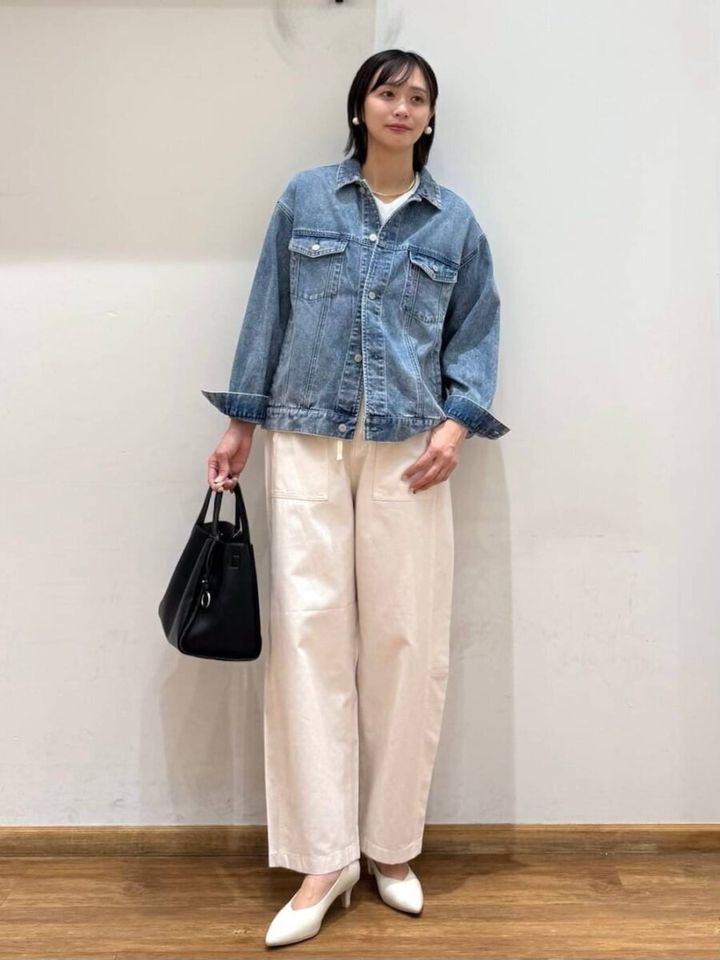 2026春大人女性おすすめデニム羽織りきれいめカジュアルコーデ