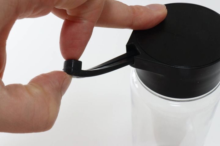 ドリンクボトル（黒、収納取っ手付）550mL 取っ手