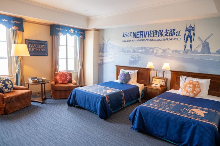 ホテルデンハーグ「NERV佐世保支部職員 臨時宿泊専用仕様 ホテルデンハーグ特別室」