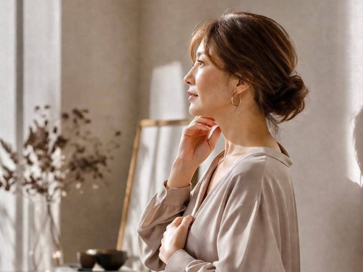 「ふとした横顔で差がつく」40代以降に変わる“首とフェイスライン”の整え方