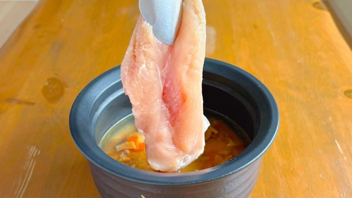 鶏肉マシマシ炊き込みご飯