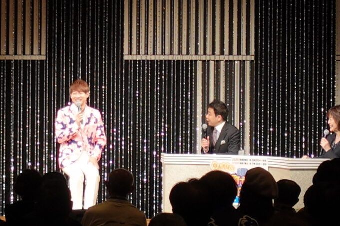 松阪ゆうき、中山秀征、石川みゆきアナウンサー