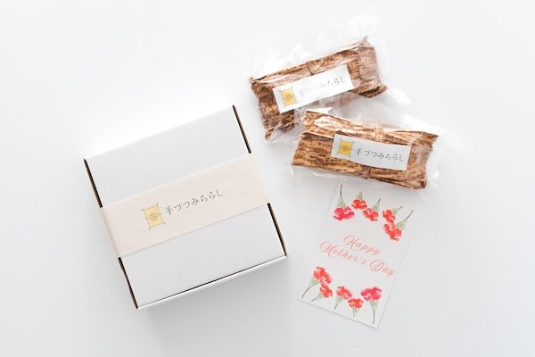 桔梗屋、母の日に「ありがとう」の焼印をあしらった冷凍ちらし寿司を期間限定発売