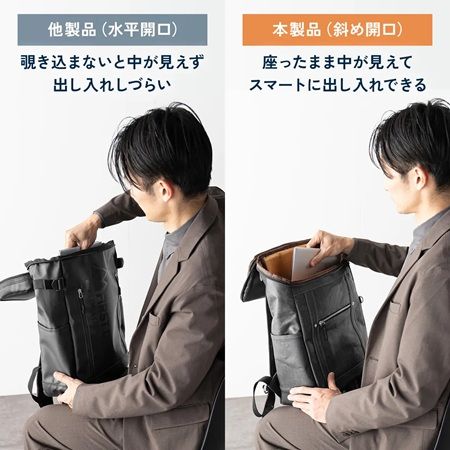 岡山デニム×豊岡製！サンワダイレクトにボックス形状のビジネスリュックが登場
