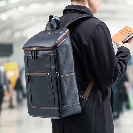 岡山デニム×豊岡製！サンワダイレクトにボックス形状のビジネスリュックが登場